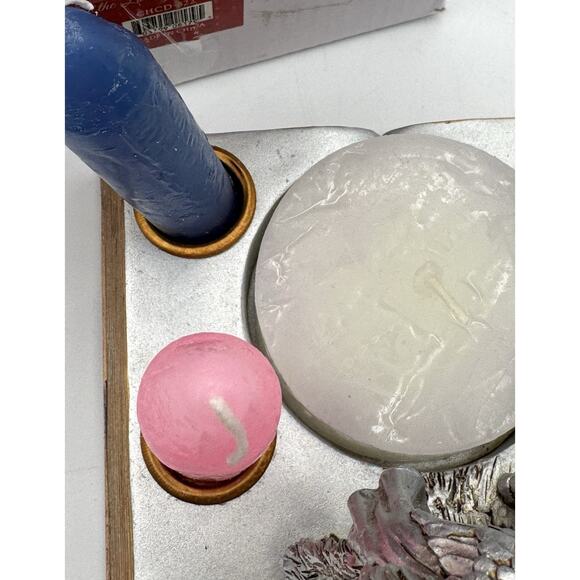 Dicksons Christmas Nativity Advent Book Figurine Candle Holder Resin Wreath READ - Picture 9 of 16